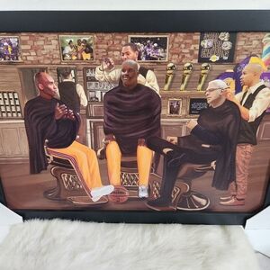 NIB Los Angeles Lakers Basketball Portrait Wall Decor Kobe Bryant, Shaq, Etc.